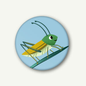 VIERUNDFÜNFZIG Magnet (37mm) | Grashüpfer