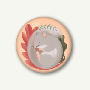 VIERUNDFÜNFZIG Magnet (37mm) | Siebenschläfer