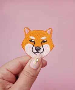 MALICIEUSE Bügel Patch | Hund Shiba