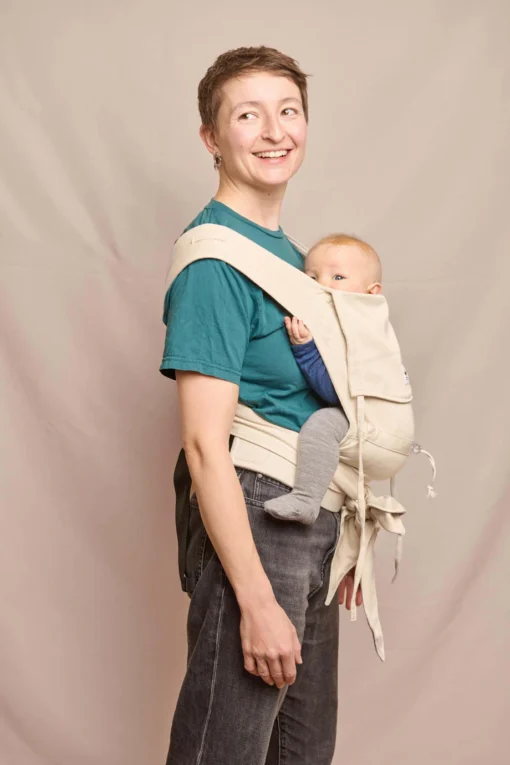 Mama Nuka Half Buckle Babytrage Classic | Boho – Bild 4