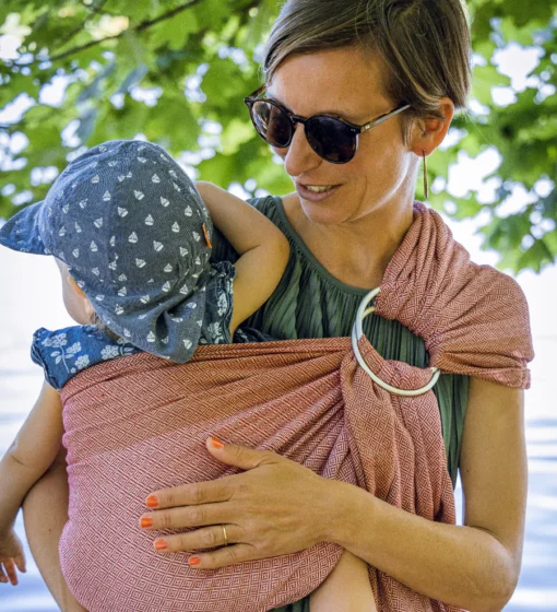 Mama Nuka Tragetuch RING SLING | Ruby