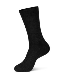 MENIQUE Herren Merino Socken in Einheitsgrösse (42-46) | Schwarz