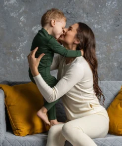 MENIQUE Kinder Langarmshirt | 160 Merino Grün