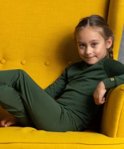 MENIQUE Kinder Langarmshirt | 160 Merino Grün