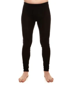 MENIQUE Herren Hose / Leggins 160 Merino | Schwarz
