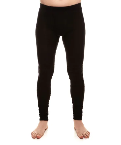 MENIQUE Herren Hose / Leggins 160 Merino | Schwarz