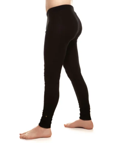 MENIQUE Herren Hose / Leggins 160 Merino | Schwarz