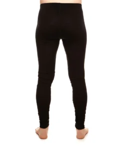 MENIQUE Herren Hose / Leggins 160 Merino | Schwarz