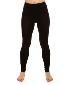MENIQUE Damen Hose / Leggins 160 Merino | Schwarz