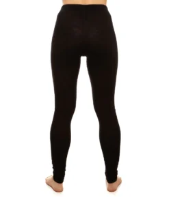 MENIQUE Damen Hose / Leggins 160 Merino | Schwarz