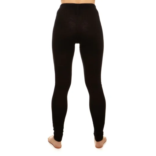 MENIQUE Damen Hose / Leggins 160 Merino | Schwarz