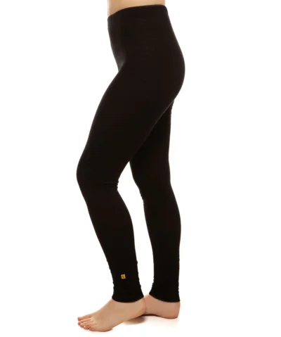 MENIQUE Damen Hose / Leggins 160 Merino | Schwarz