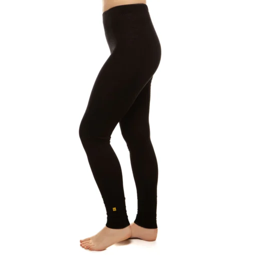 MENIQUE Damen Hose / Leggins 160 Merino | Schwarz