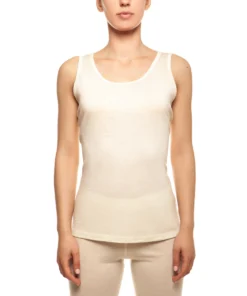 MENIQUE Damen Tank Top 160 Merino | Natur