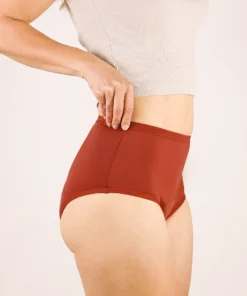 MYLILY High Waist Periodenunterwäsche | Hagebutte