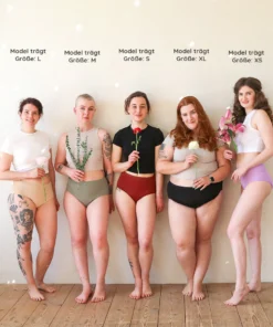 MYLILY High Waist Periodenunterwäsche | Hagebutte