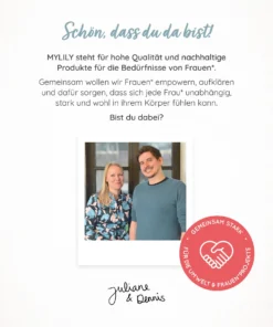 MYLILY High Waist Periodenunterwäsche | Hagebutte