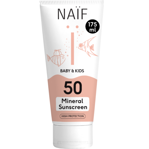 NAÏF Mineralische Sonnencreme für Baby & Kind (LSF 50 - 175ml)