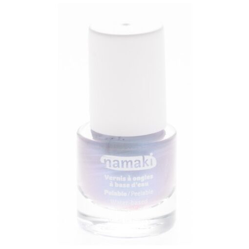 Namaki Kinder Nagellack auf Wasserbasis | silberblau