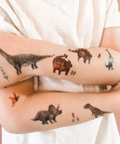 NUUKK Vegane Bio Tattoos | Dino