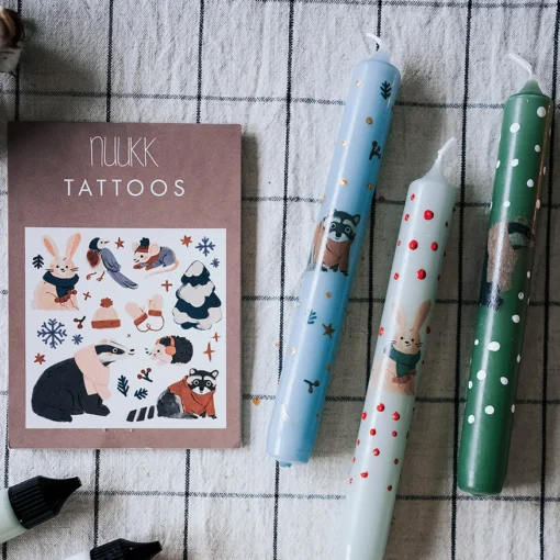 NUUKK Vegane Bio Tattoos | Schals und Mützen