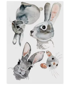 Bügelbilder HASE von Nuukk