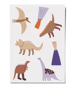 NUUKK Stickerbogen (3x) | Dinos