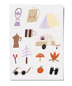 Alternative view of NUUKK Stickerbogen (3x) | Outdoor