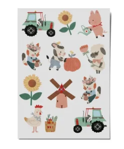 NUUKK Vegane Bio Tattoos | Bauernhof