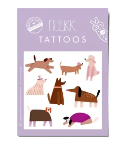 NUUKK Vegane Bio Tattoos | Hunde crew