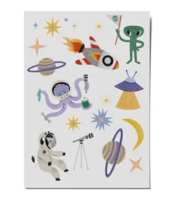 NUUKK Vegane Bio Tattoos | Space