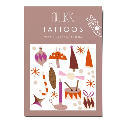 NUUKK Vegane Bio Tattoos | Weihnachten