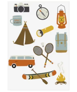NUUKK Vegane Bio Tattoos | Camping