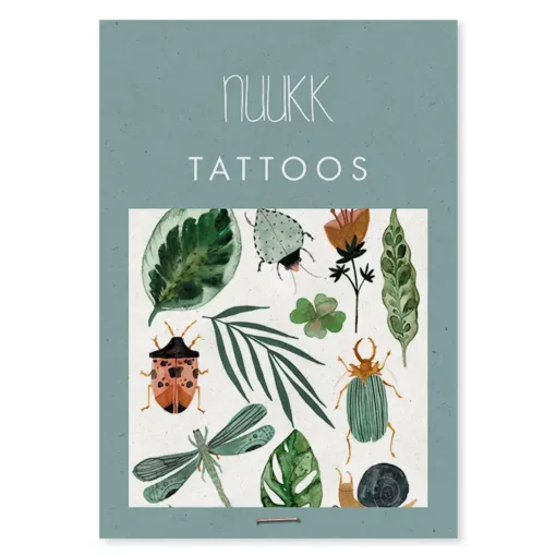 vegane bio kinder tattoos greenery