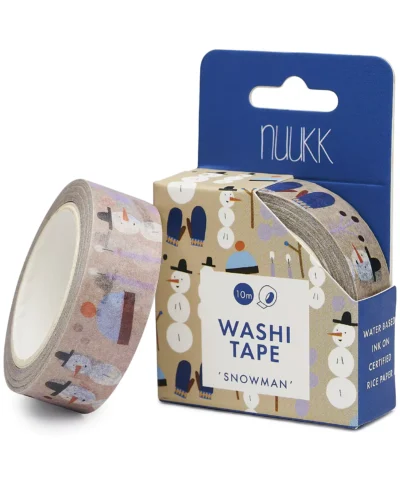 Nuukk Washi Tape | Schneemann / Schneefrau