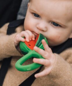 Oli&Carol Baby Naturkautschuk Rattel Toy | Watermelon
