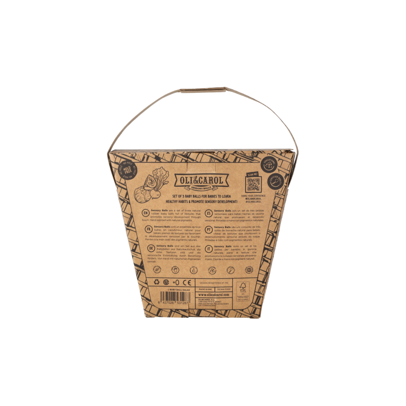 Oli&Carol Baby Sensorikbälle Set | Gemüsesalat – Bild 5