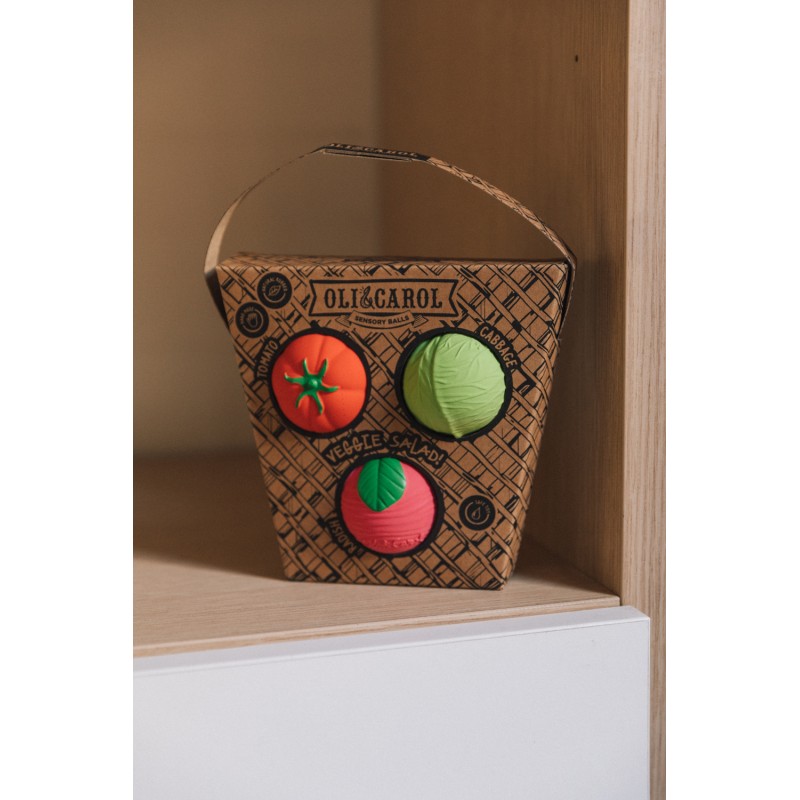 Oli&Carol Baby Sensorikbälle Set | Gemüsesalat – Bild 6