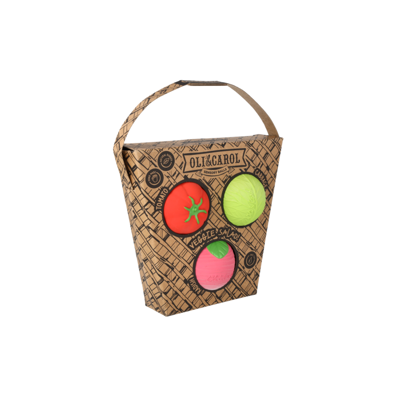 Oli&Carol Baby Sensorikbälle Set | Gemüsesalat – Bild 3