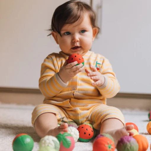 Oli&Carol Baby Sensorikbälle Set | Fruchtsalat