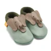 Orangenkinder Hausschuhe Lederfinkli | Elefant 3D