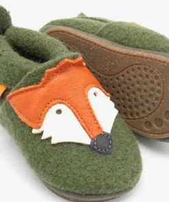 Orangenkinder Wollwalk Filz Hausschuhe / Barfussschuhe AMIGO | Fuchs