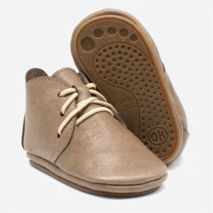 Orangenkinder Barfussschuhe AMIGO Schnürer (ohne Futter) | beige