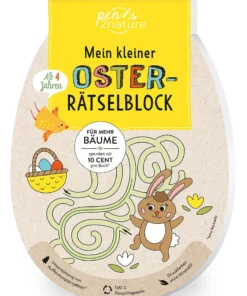 pen2nature Mein kleiner Oster-Rätselblock – Ei-Form (ab 4 J.)