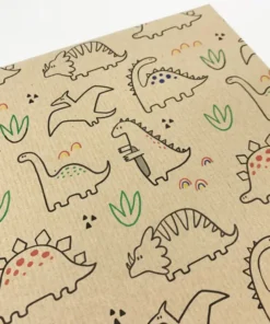 Alternative view of PLANETWRAPIT Nachhaltiges Geschenkpapier Rolle 5mx50cm | Dino