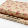 PLANETWRAPIT Nachhaltiges Geschenkpapier Rolle 3mx50cm | Wassermelone