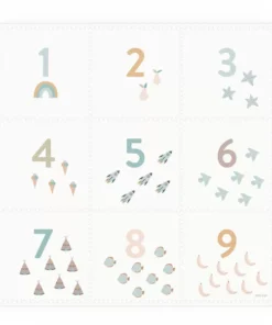 Play&Go Wende Puzzlematte 9 STK (180cm x 180cm) | Zahlen / dots