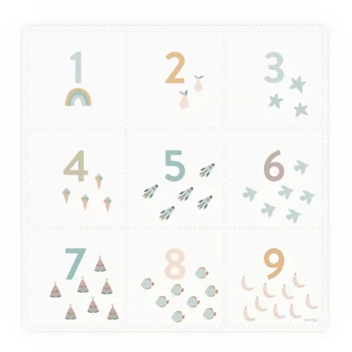 Play&Go Wende Puzzlematte 9 STK (180cm x 180cm) | Zahlen / dots