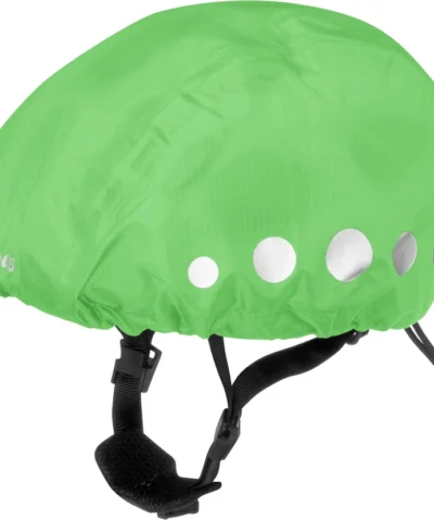 Playshoes Regenüberzug für Fahrradhelme | grün