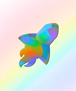 Plottkowski Suncatcher Window Sticker | Rakete